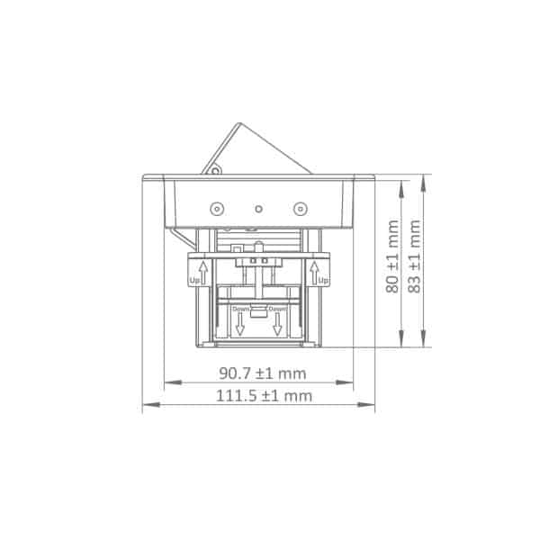 POP UP ugradna utičnica Commel 3x schuko 2xUSB A+C nikal - Slika 4