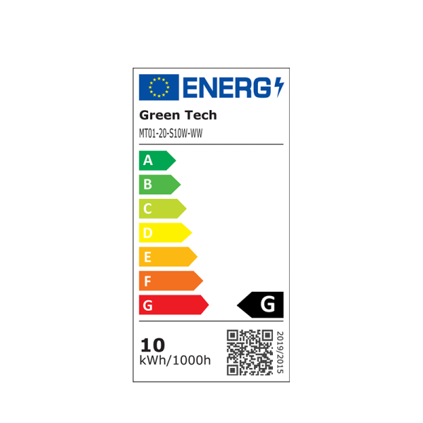 LED magnetna svjetiljka Green Tech, 10W, 3000K, IP20, LED OSRAM, crna boja - MT01-20-S10W-WW - Slika 6