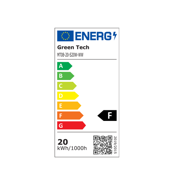 LED magnetna svjetiljka Green Tech 20W, 3000K, IP20, OSRAM LED, crna boja - MT08-20-S20W-WW - Slika 3