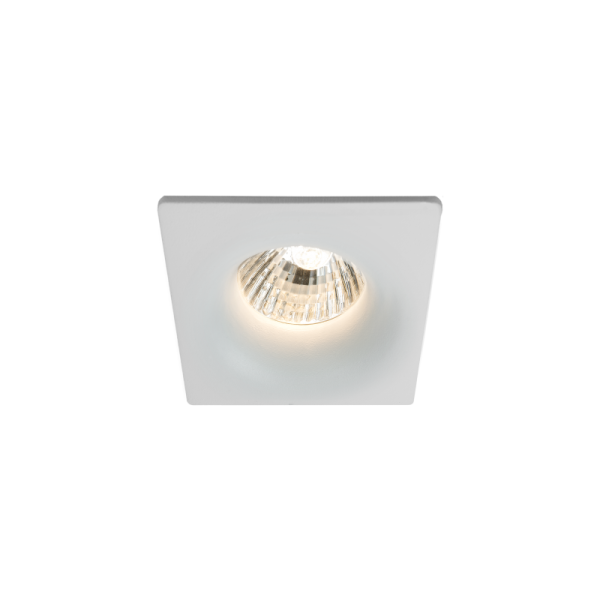 Kućište za LED žarulju Green Tech, GU10, IP65, bijela boja, 85 x 85 mm - DWC-S1W