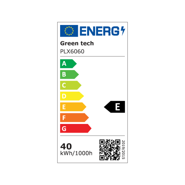 LED panel Green tech 595 x 595 x 30 mm 40W, 3 CCT, 130lm/W, Philips driver - PLX6060 - Slika 4