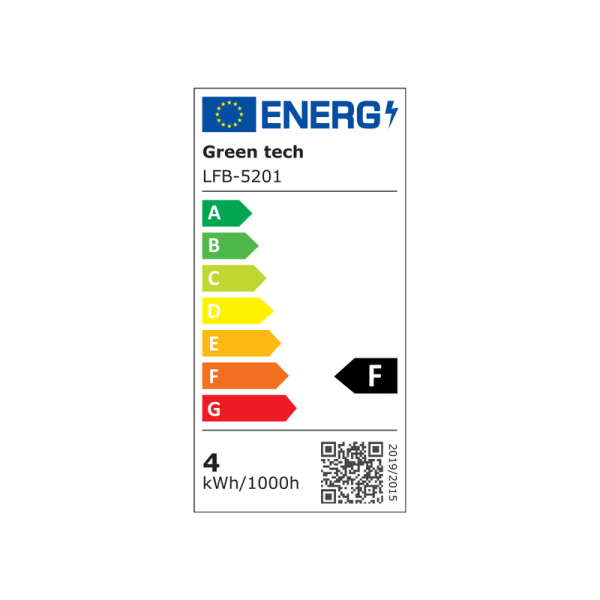 LED filament žarulja Green Tech 4W, 2700K, E14, AC220V, C35, amber, dimabilna - LFB-5201 - Slika 4