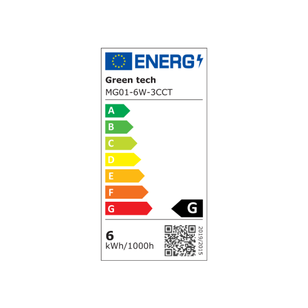 LED magnetna svjetiljka Green Tech, 6W, 3CCT, LED Osram, Dimabilna za slim šinu - MG01-6W-3CCT - Slika 5