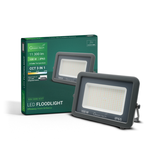 LED reflektor 100W 3CCT Green tech IK08 - Slika 3