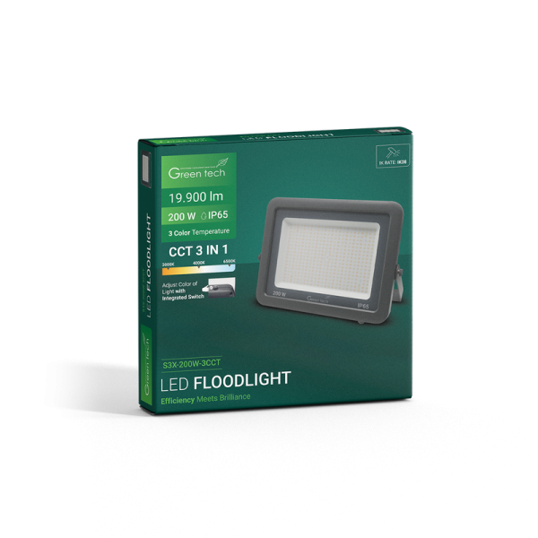 LED reflektor 200W 3CCT Green tech IK08 - Slika 8