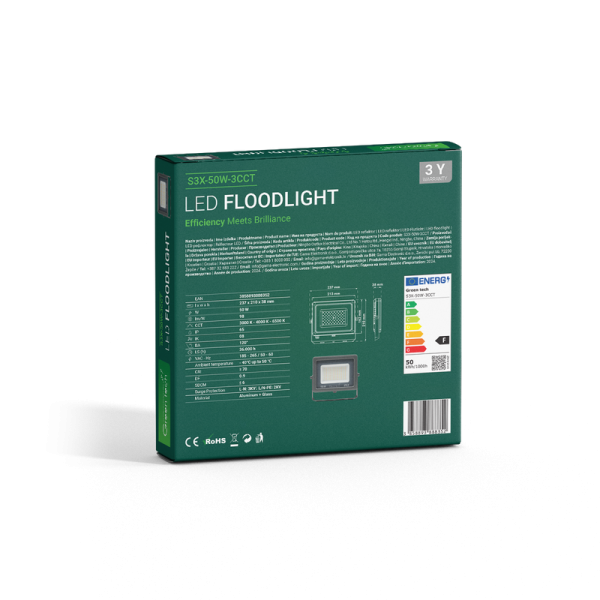 LED reflektor 50W 3CCT Green tech IK08 - Slika 6