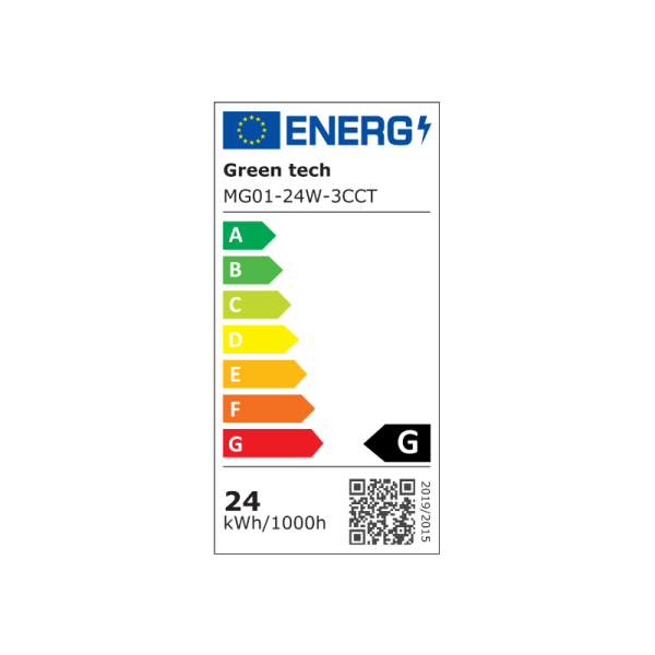 LED magnetna svjetiljka Green Tech, 24W, 3CCT, LED Osram, Dimabilna za slim šinu - MG01-24W-3CCT - Slika 5