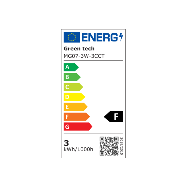 LED magnetna svjetiljka Green Tech, 3W, 3CCT, LED Osram, Dimabilna za slim šinu - MG07-3W-3CCT - Slika 5