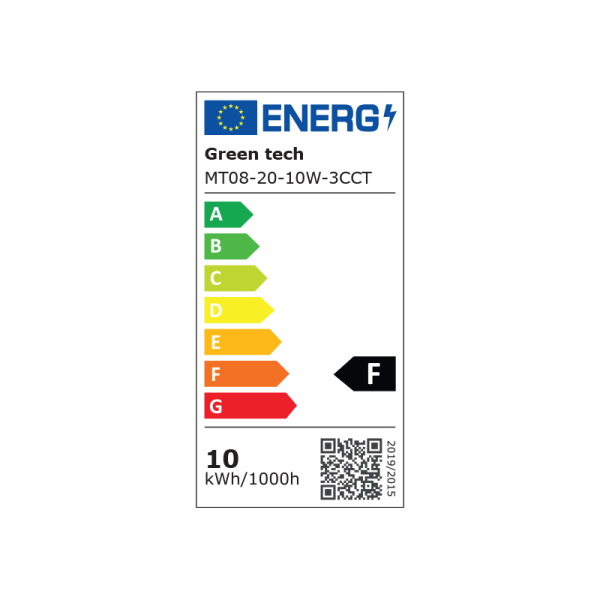 LED magnetna svjetiljka Green Tech 10W, 3CCT, IP20, OSRAM LED, crna boja - MT08-20-10W-3CCT - Slika 5