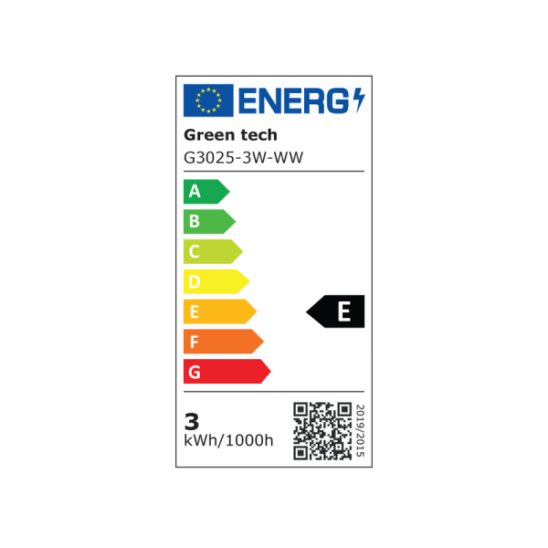 LED vanjska svjetiljka Green Tech 3W, 3000K, IP66 - G3025-3W-WW - Slika 3