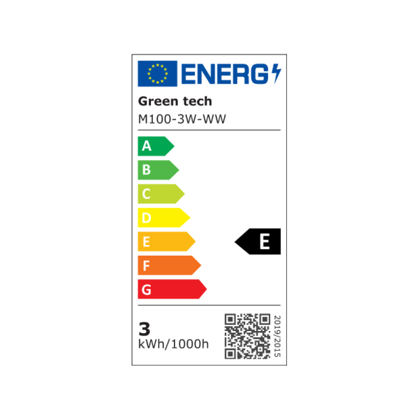 LED podna ugradna svjetiljka Green Tech 3W, 3000K, IP66 - M100-3W-WW - Slika 3